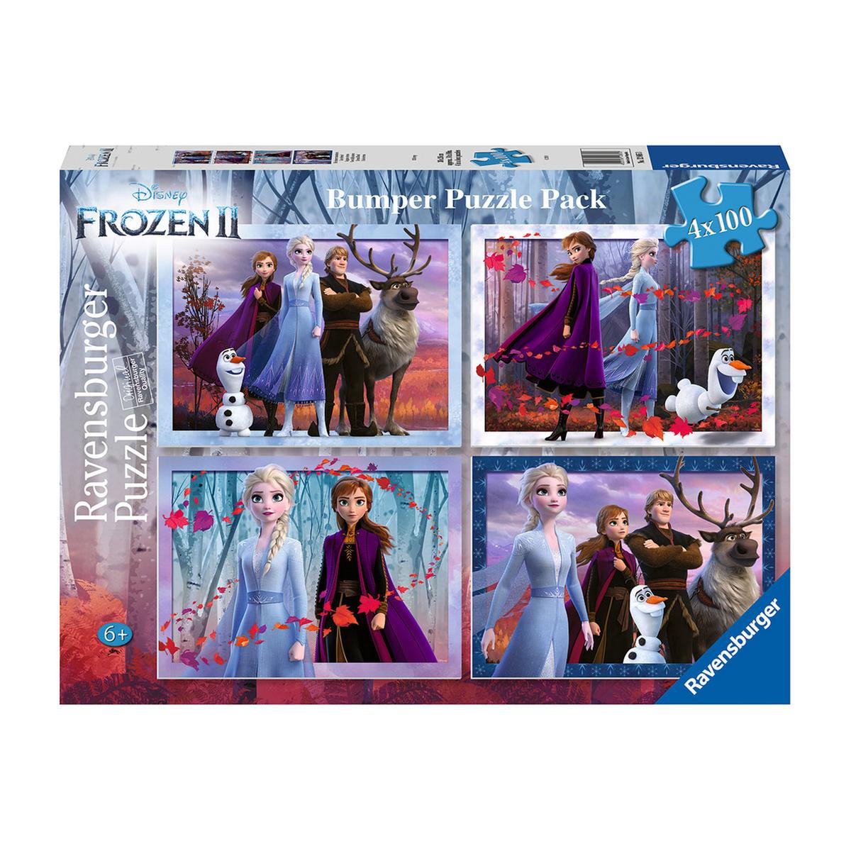 Ravensburger - Frozen - Pack Puzzles 4x100 Piezas Frozen 2 | Puzzle 100+  Pzas | Toys"R"Us España