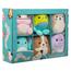 Squishmallows - Pack 6 peluches 19 cm