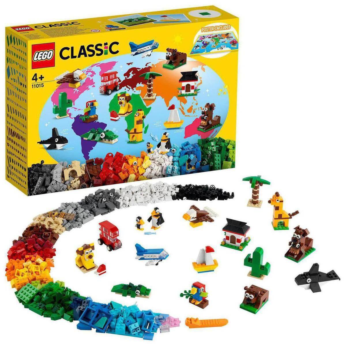 LEGO Classic - Alrededor del mundo - 11015 | Lego Bloques Y Bases | Toys"R" Us España