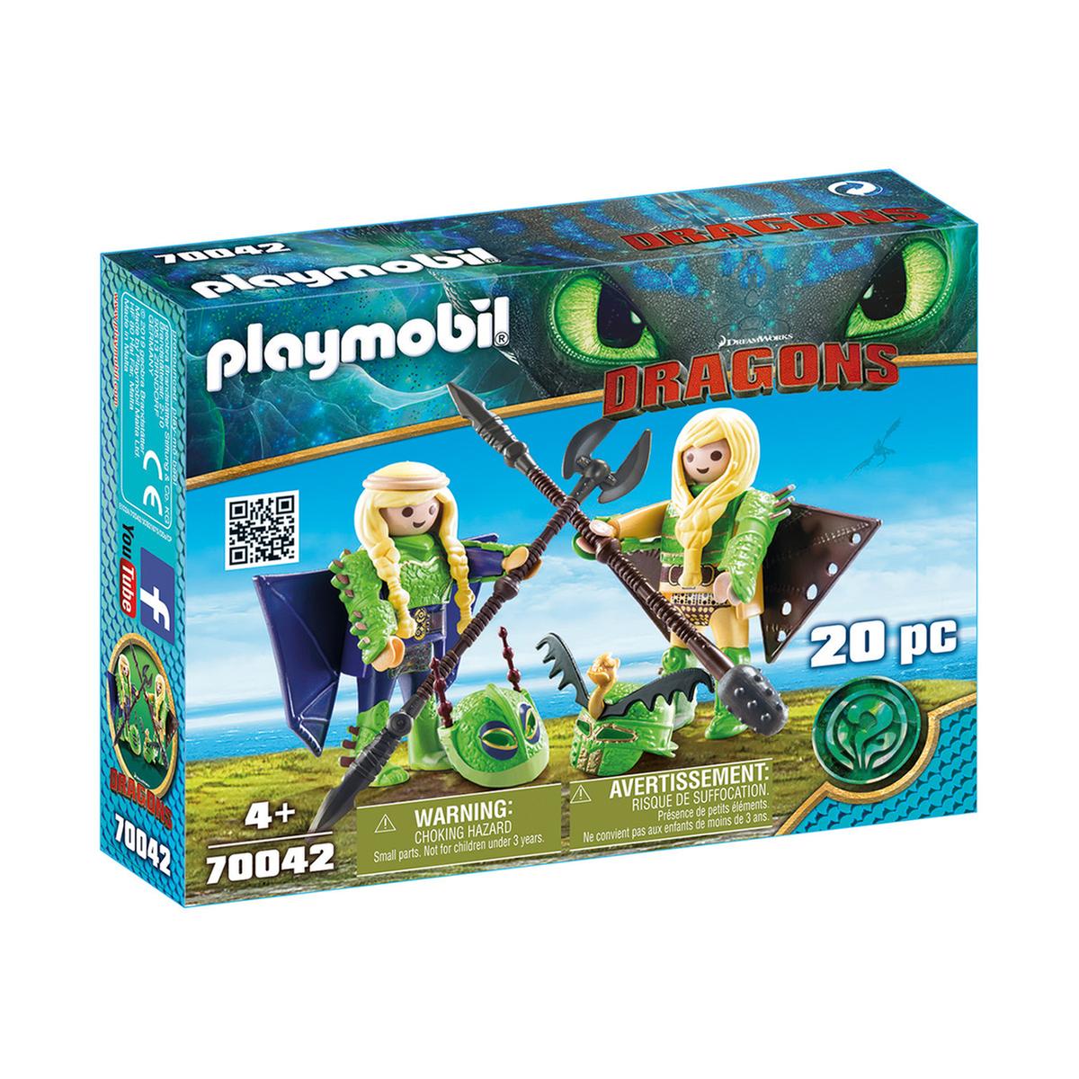 Playmobil - Chusco y Brusca con Traje Volador - 70042 | Dragones |  Toys"R"Us España