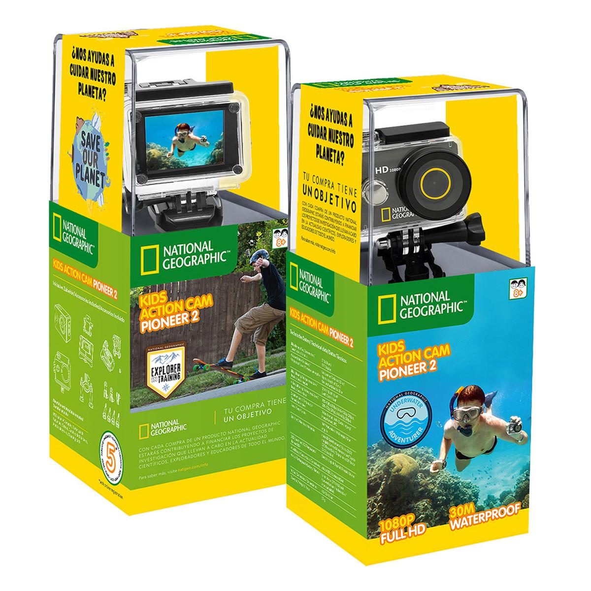 National Geographic - Kids Action Cam Pioneer 2 | Jugamos en verde |  Toys"R"Us España