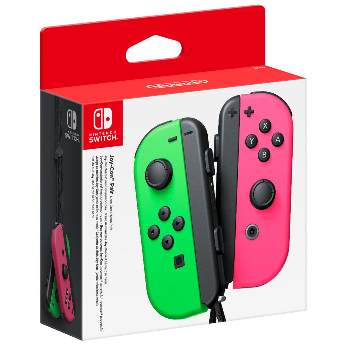 Nintendo - Mandos Joy-Con Nintendo Switch Verde/Rosa Neón | Hardware | Toys" R"Us España