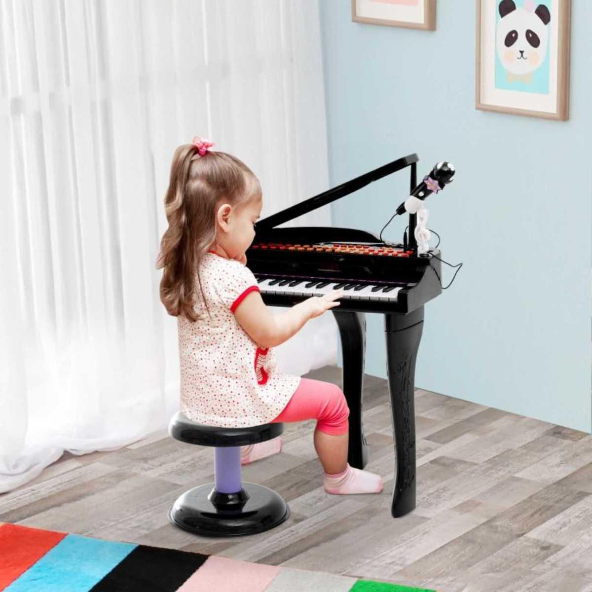 Homcom - Mini Piano Electrónico de Juguete Negro | Juguetes Educativos |  Toys"R"Us España