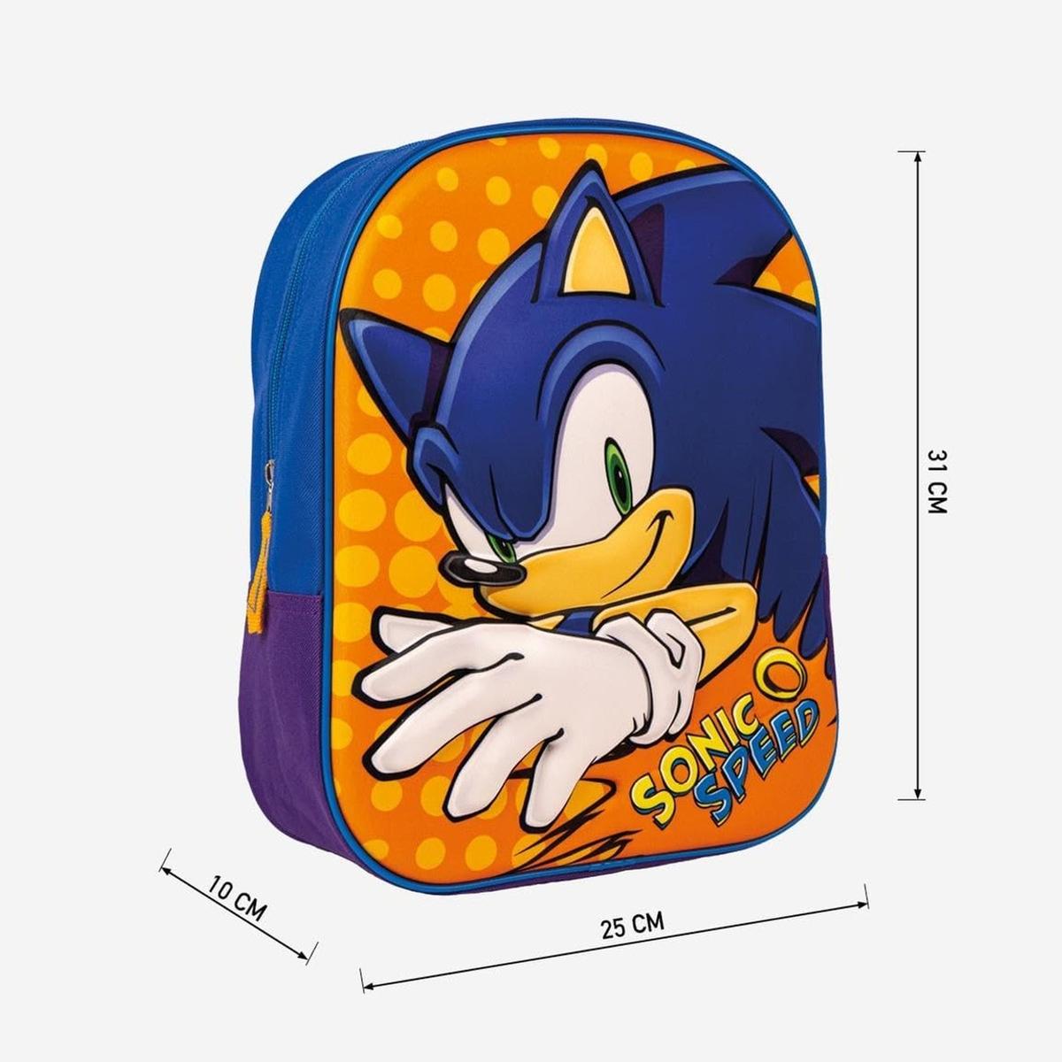 Mochila escolar multicolor de Sonic, tamaño estándar | Otras Licencias |  Toys"R"Us España