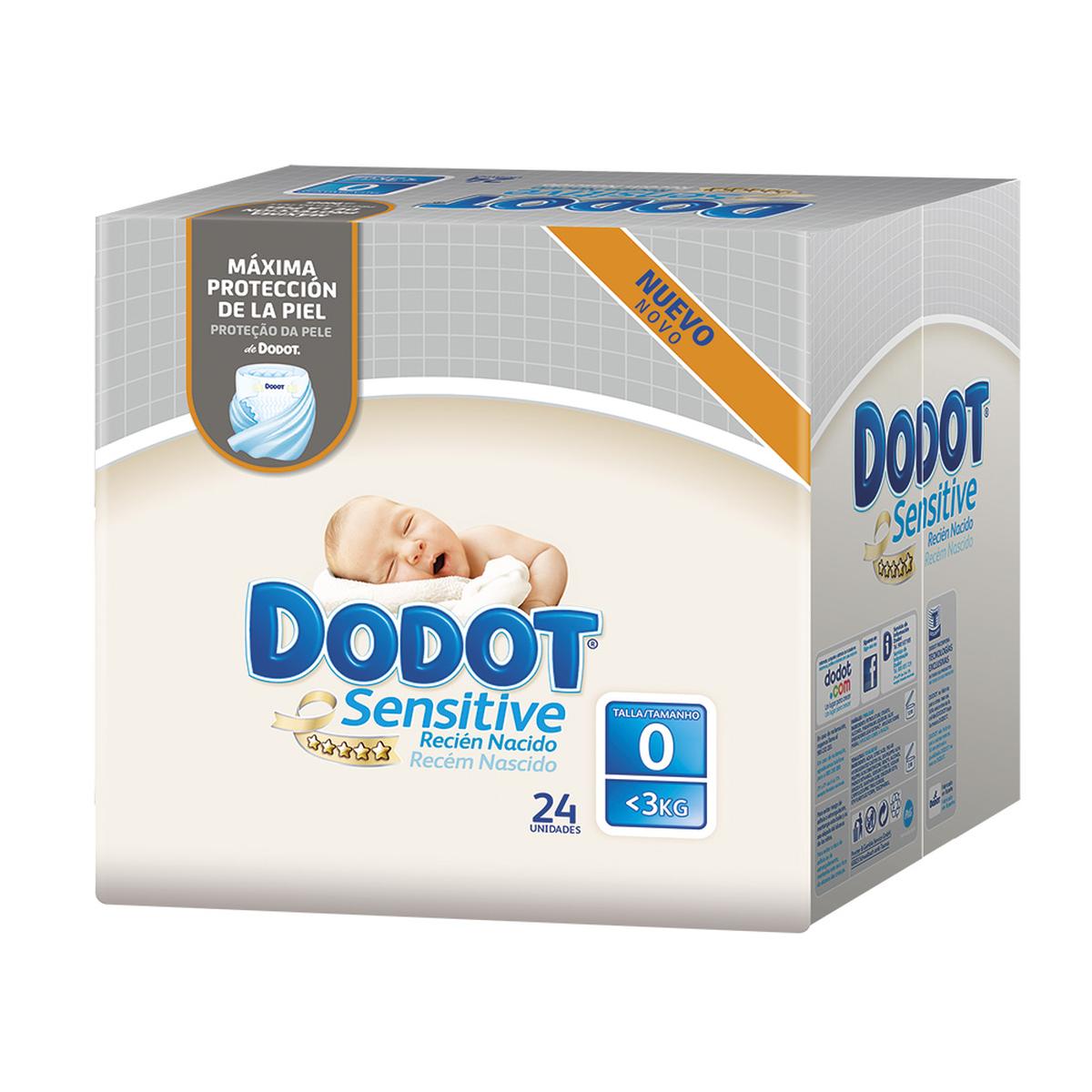 Dodot - Pañales Sensitive Recién Nacido T0 (1.5-2.5 kg) 24 unidades. | Recien  Nacido | Toys"R"Us España