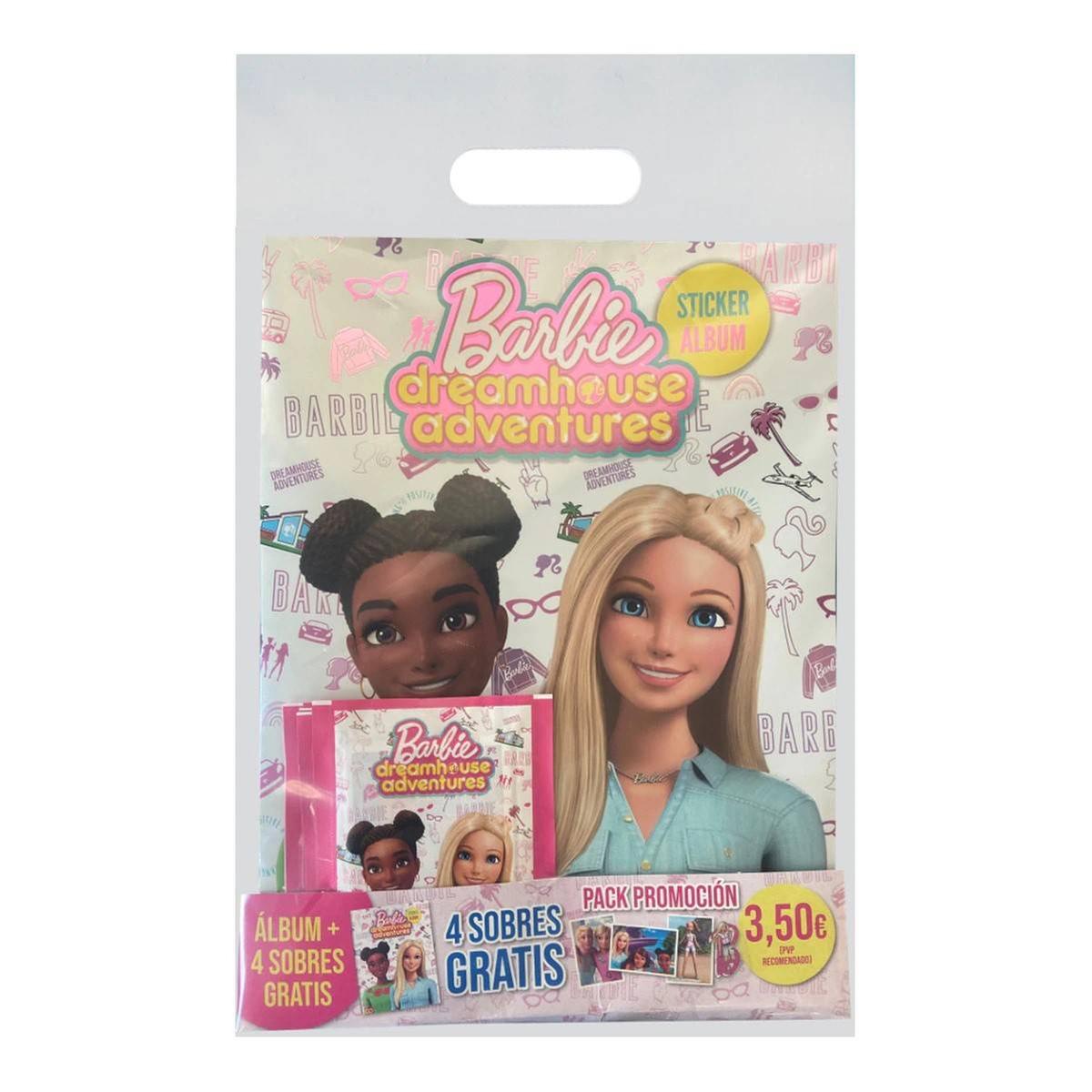 Panini - Starter pack Álbum + 4 sobres Barbie Dreamhouse Adventures |  Pegatinas | Toys"R"Us España
