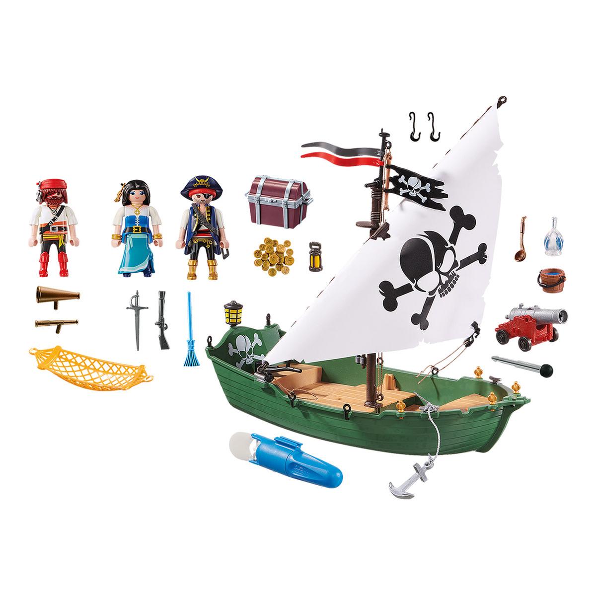 Playmobil - Barco pirata con motor submarino (70151) | Piratas | Toys"R"Us  España