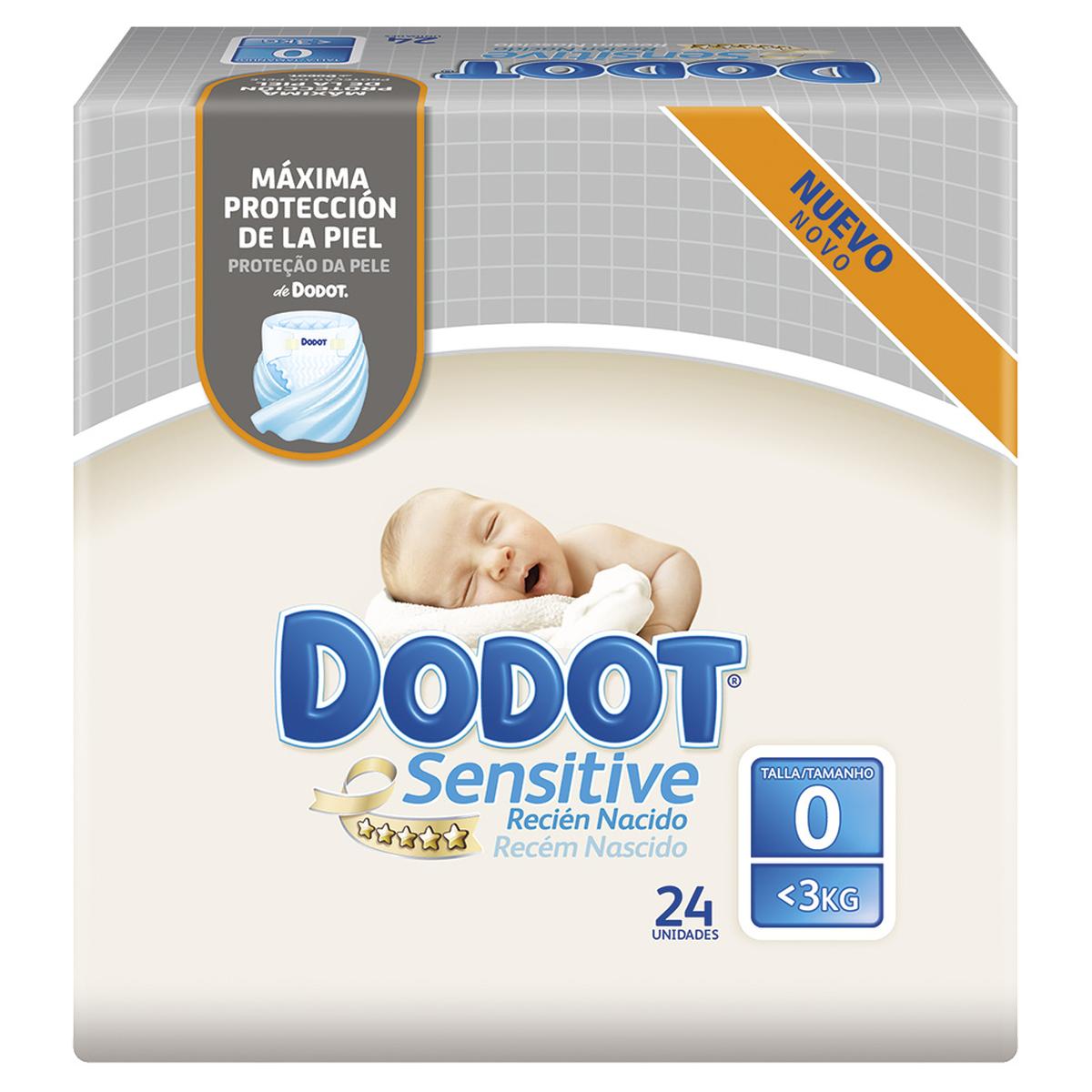 Pañales DODOT Sensitive talla 1 Recién nacido (de 2 a 5 kg)