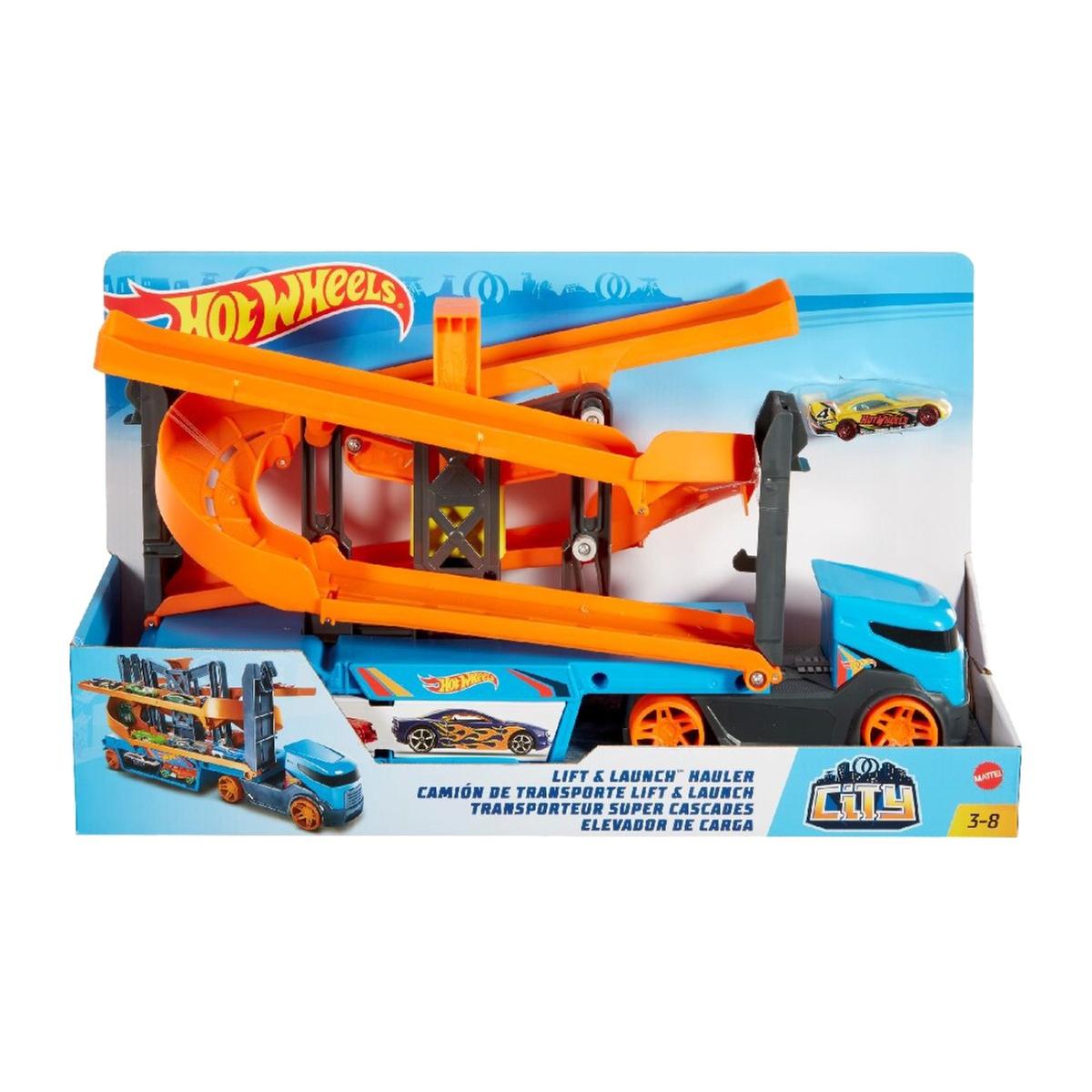 Hot Wheels - Camión lanzador y elevador de coches | Hot Wheels Sets |  Toys