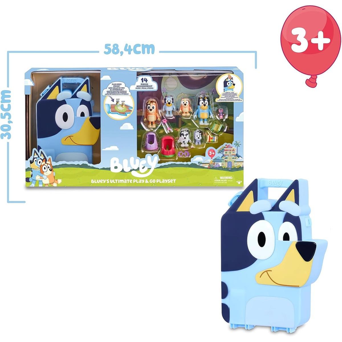 Bluey y Amigos Set de 4 Figuras