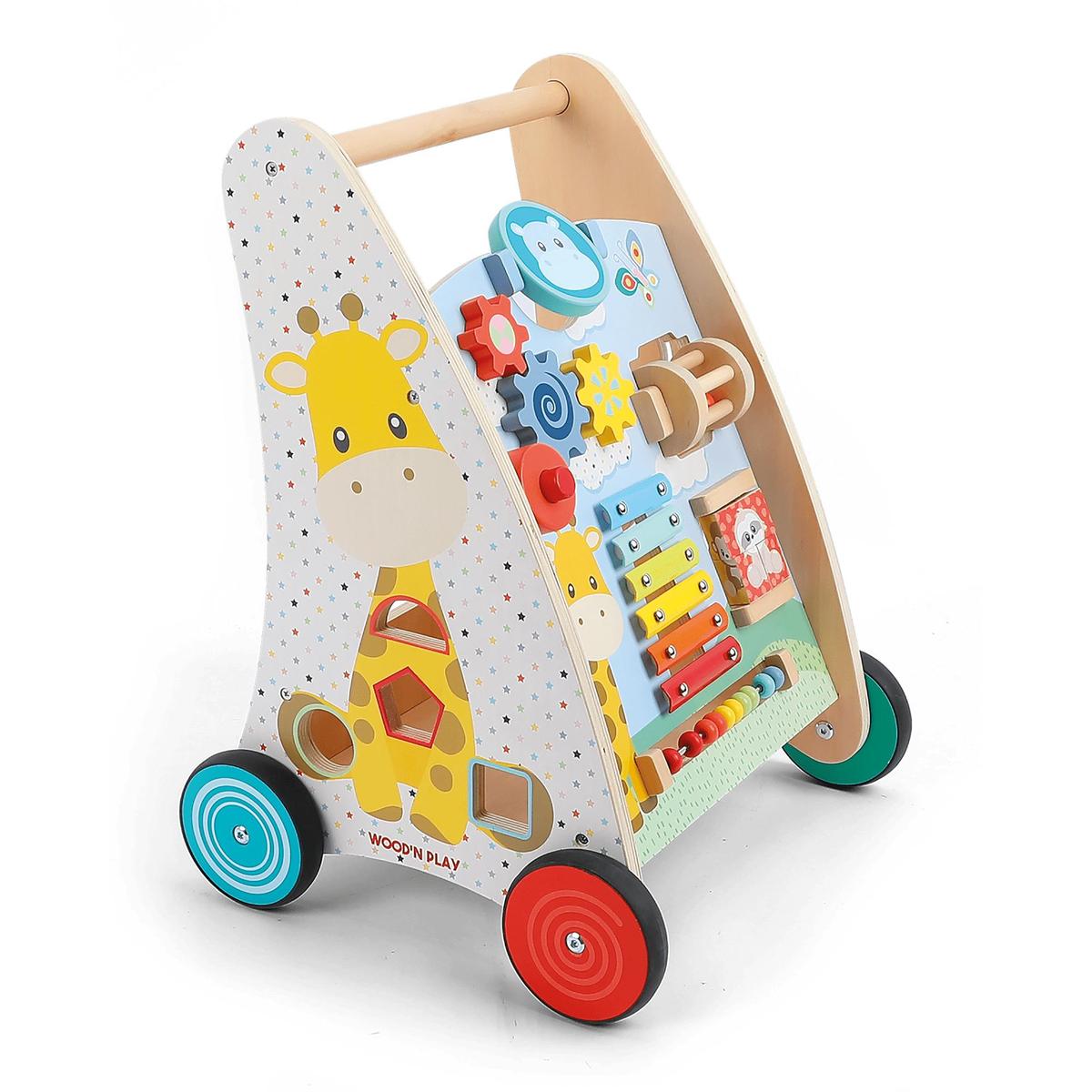 WoodnPlay - Andador de madera con actividades | Imagination Discovery |  Toys"R"Us España
