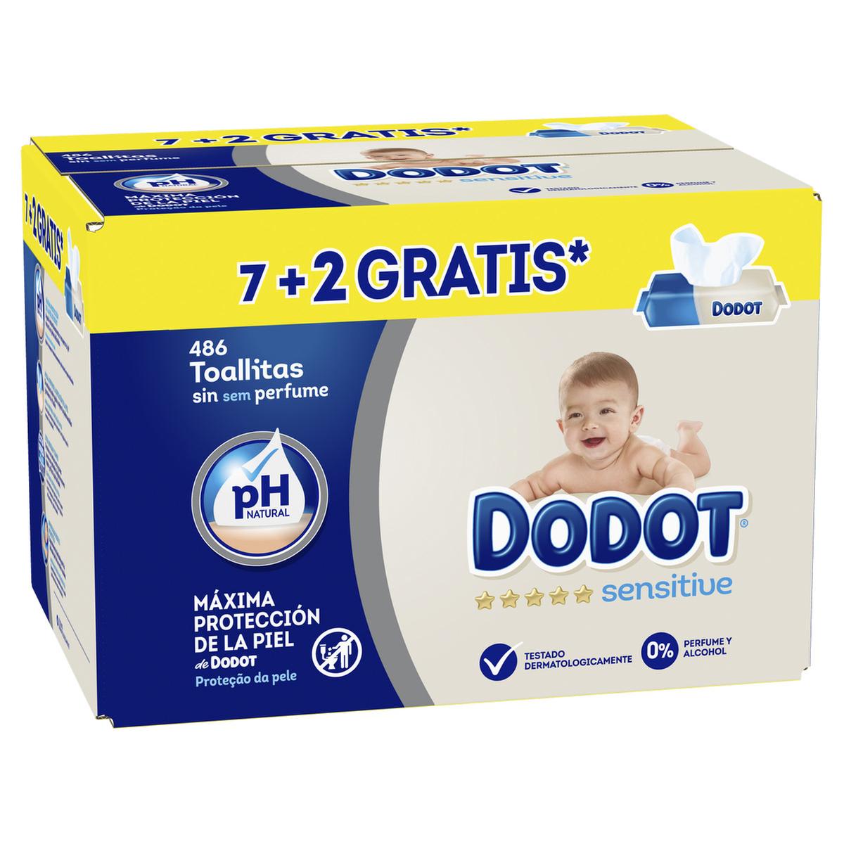 Dodot - Pack Toallitas Sensitive 486 | Toallitas | Toys"R"Us España