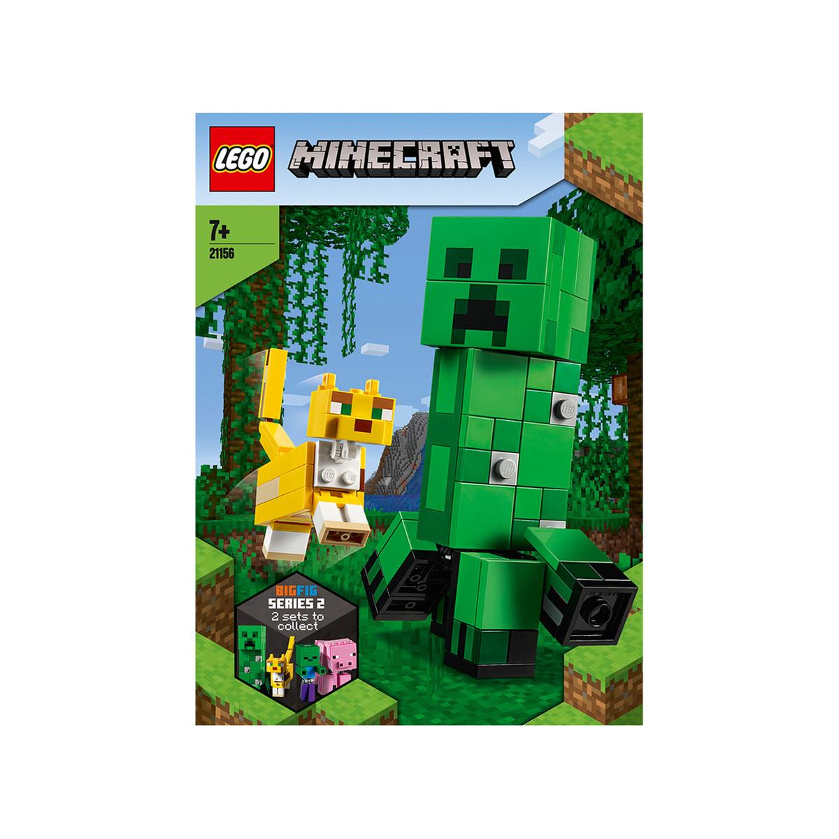 LEGO Minecraft - BigFig: Creeper y Ocelote 21156 | Lego Minecraft |  Toys"R"Us España