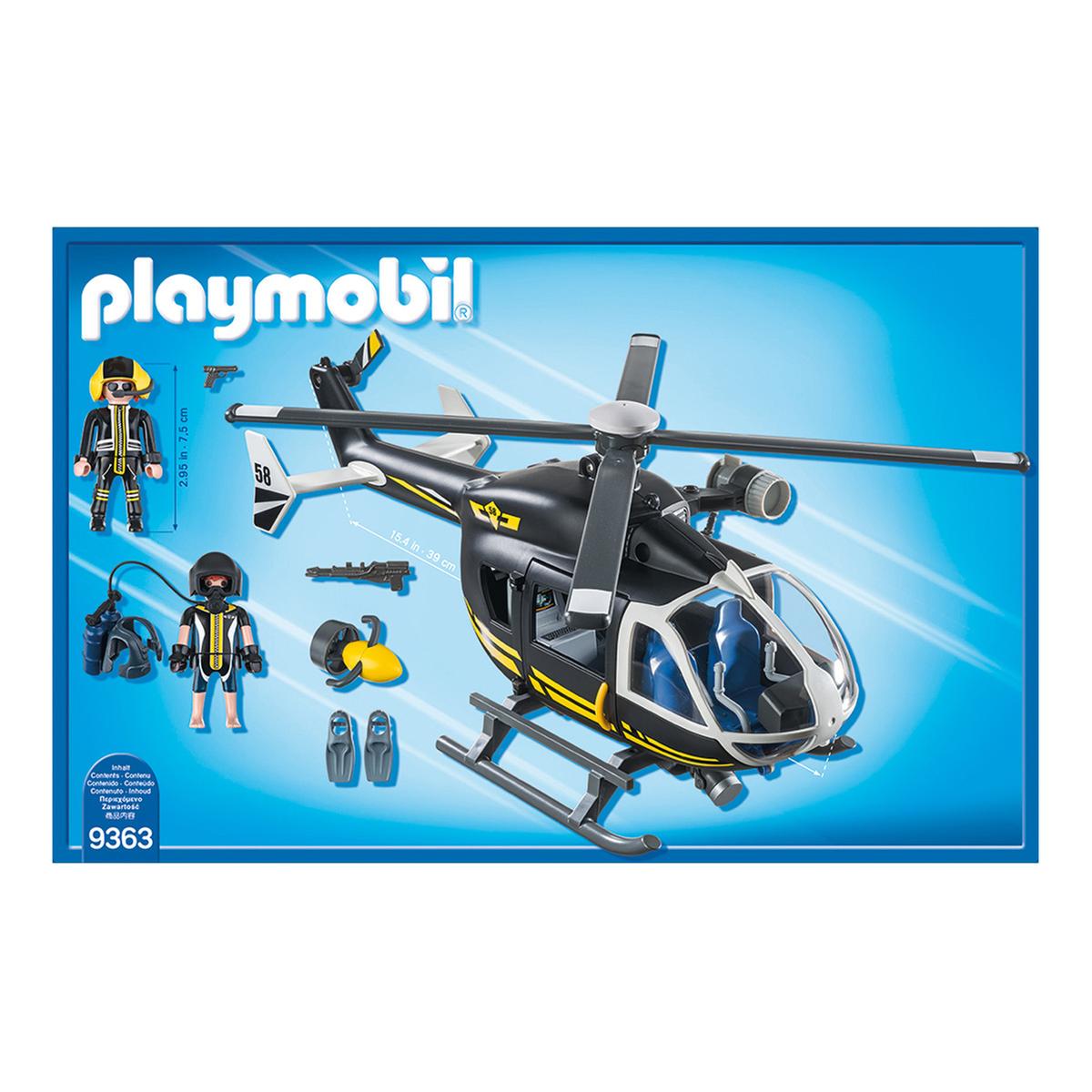 Playmobil - Helicóptero de las Fuerzas Especiales - 9363 | Playmobil |  Toys"R"Us España