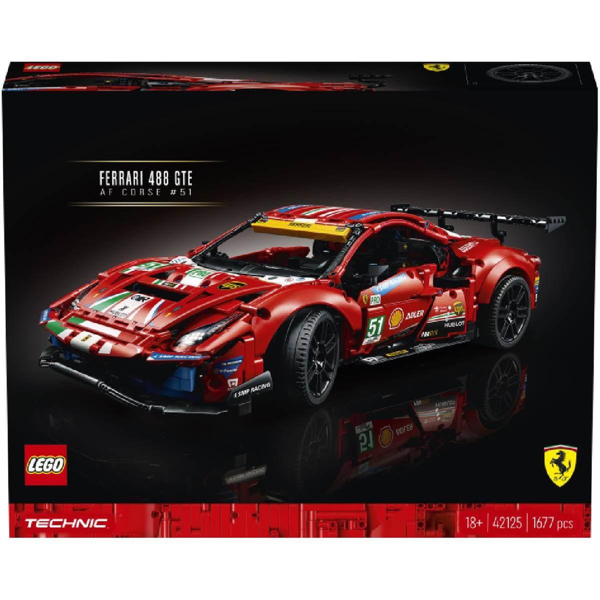 LEGO Technic - Ferrari 488 GTE AF Corse #51 - 42125 | Lego Technic |  Toys"R"Us España