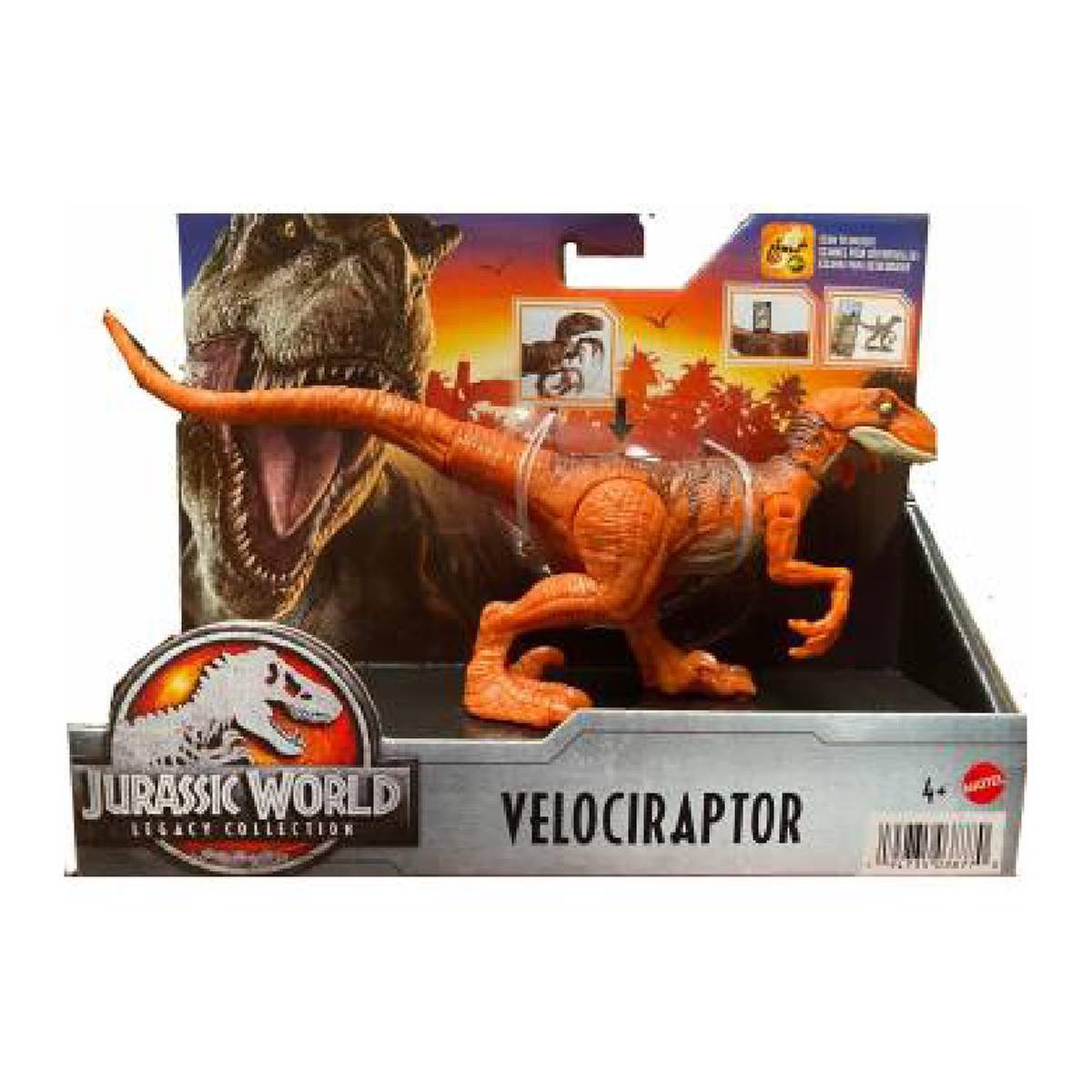 Jurassic World Legacy - Velociraptor naranja | Jurassic World | Toys