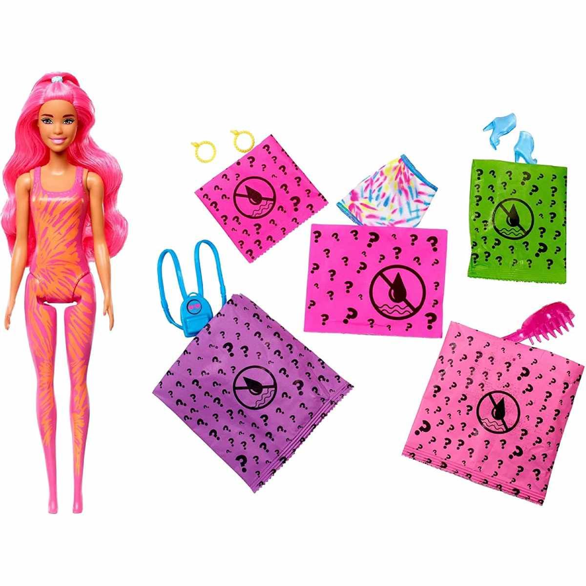 Barbie - Color reveal Neon Tie-dye - Muñeca sorpresa (varios modelos) |  Muñecas Tv | Toys"R"Us España