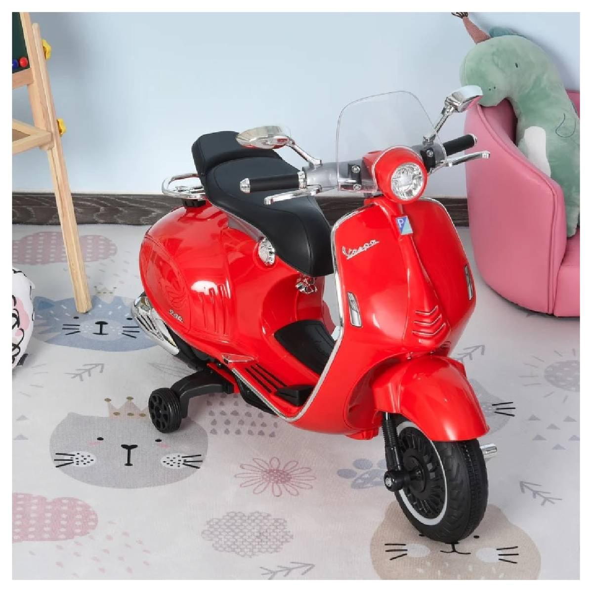 Homcom - Moto eléctrica infantil roja - Vespa Scooter | Coches Una Plaza |  Toys"R"Us España