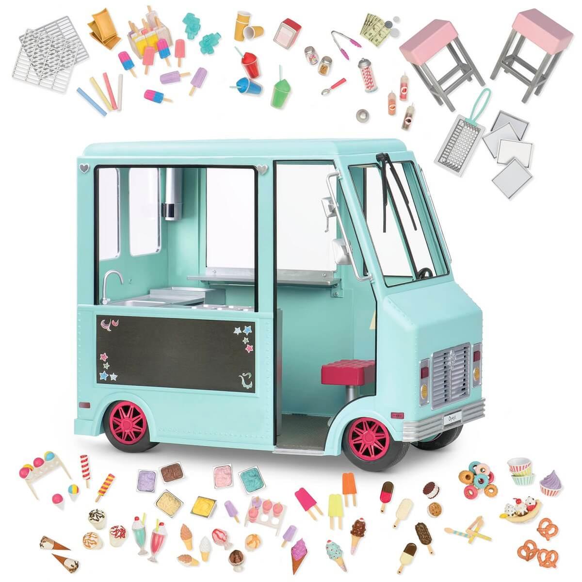 Our Generation - Camión de helados | Steffi & Muñeca Evi | Toys"R"Us España