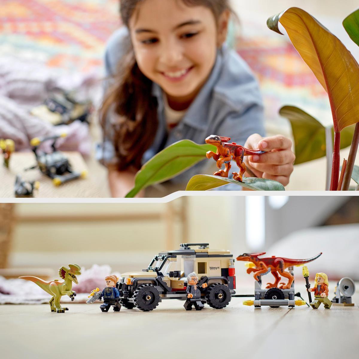 LEGO Jurassic World - Transporte del Pyrorraptor y el Dilofosaurio - 76951  | Lego Dino | Toys"R"Us España