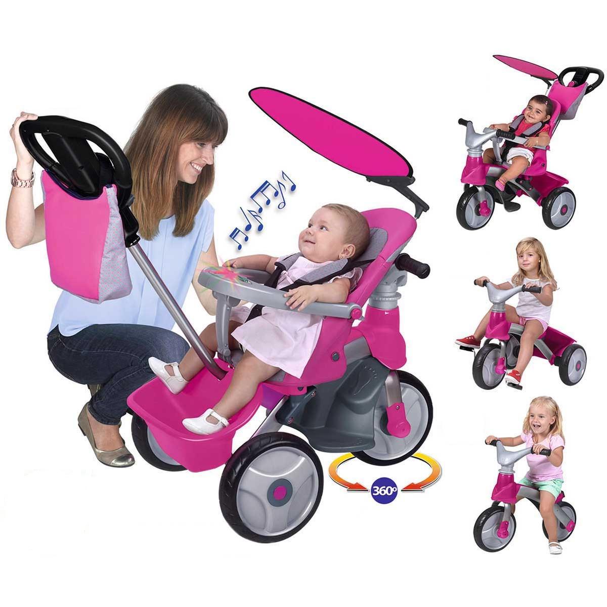 Feber - Baby trike easy evolution rosa | Famosa | Toys"R"Us España