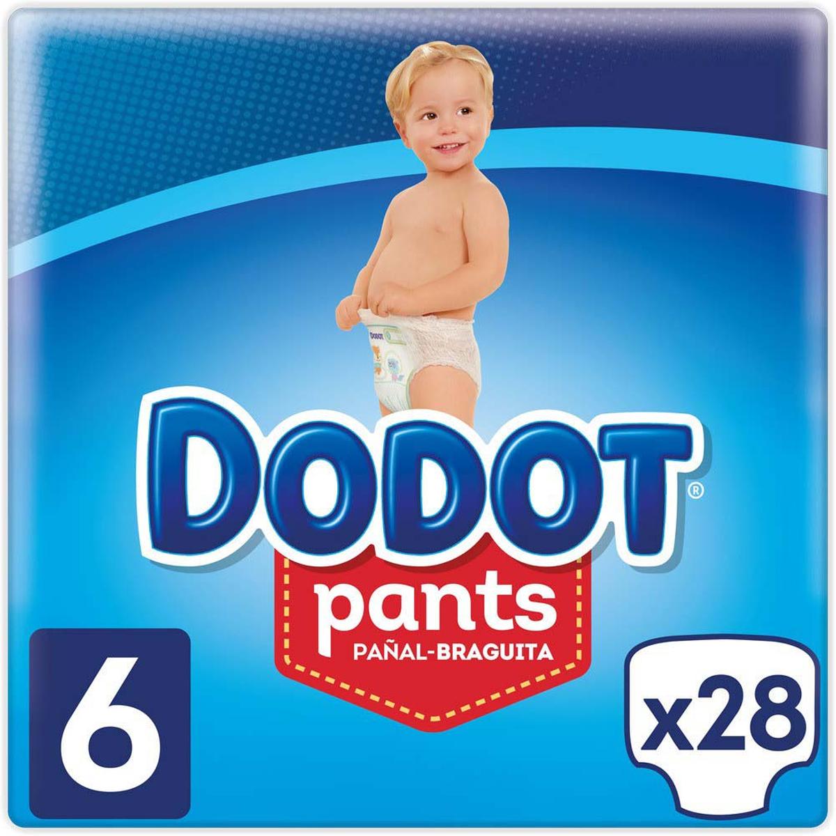 Dodot - Pañales Pants T-6 28 Unidades | Pañal Noche | Toys"R"Us España