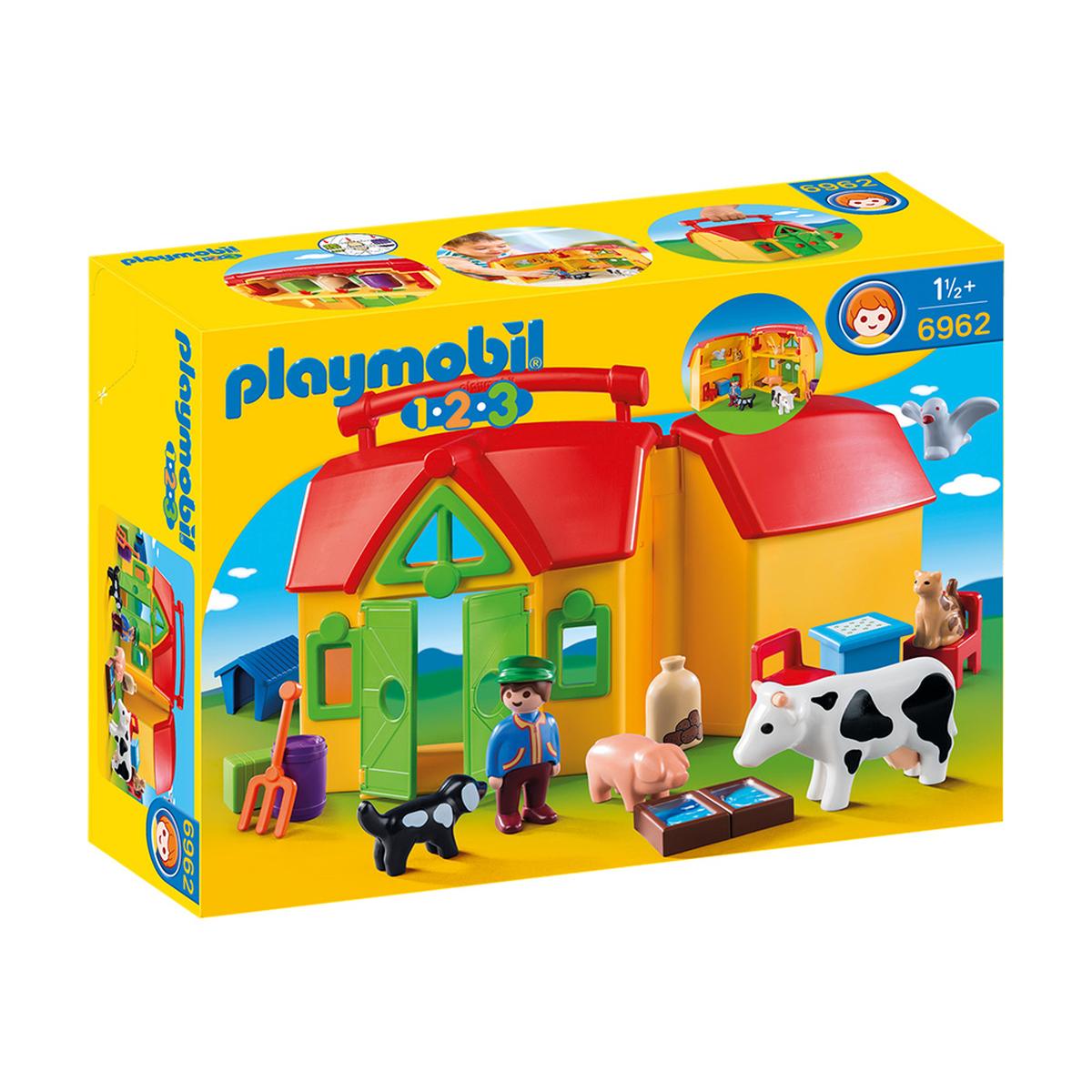 Playmobil 1.2.3 - Granja Maletín - 6962 | Playmobil 123 | Toys"R"Us España