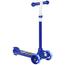 Homcom - Patinete Tri-scooter Azul con luces