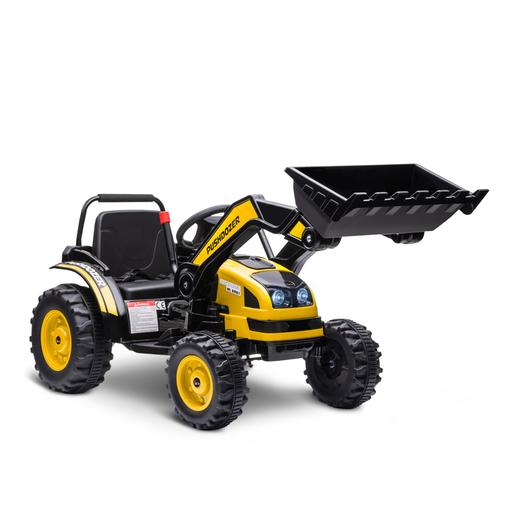 Homcom - Excavadora Tractor Vehículo de batería Amarillo | Homcom | Toys"R" Us España
