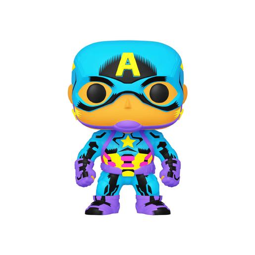 Marvel - Capitan América - Figura Funko POP Black Light | Funko | Toys"R"Us  España