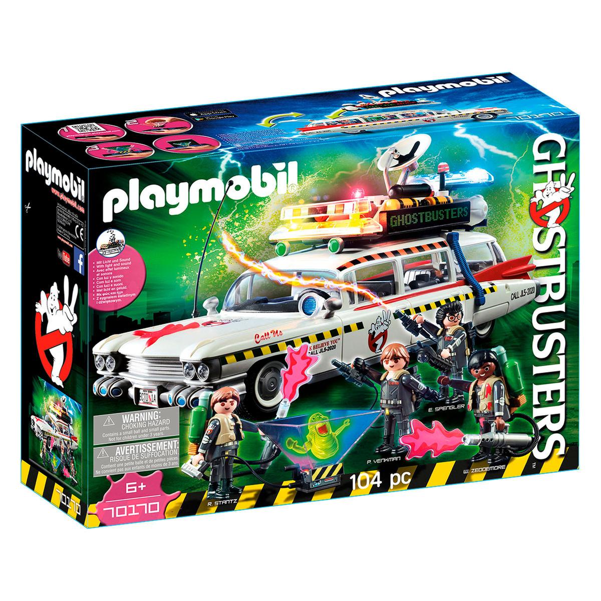 Playmobil - Ecto-1A Ghostbusters - 70170 | Playmobil Cazafantasmas |  Toys"R"Us España