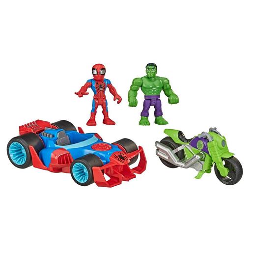 Marvel - Bólidos de Acción Hulk y Spider-man Super Hero Adventures |  Playskool Heroes | Toys"R"Us España