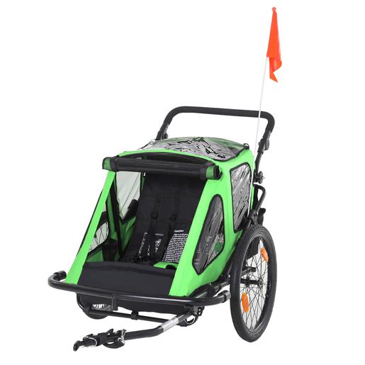 Homcom - Remolque carrito infantil para bicicleta, Accesorios Infantiles