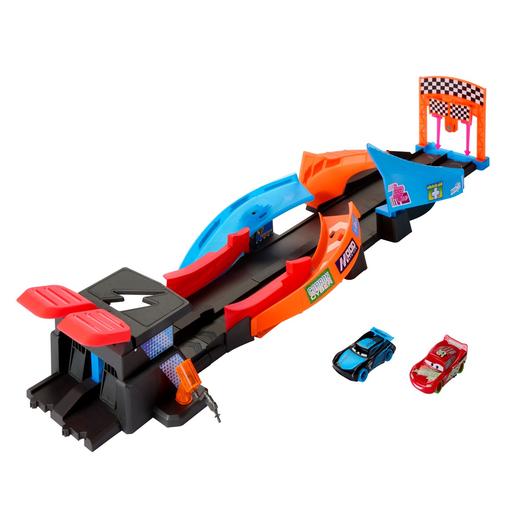Disney - Cars - Pista de coches de juguete que brilla en la oscuridad,  incluye 2 vehículos ㅤ | Cars | Toys"R"Us España