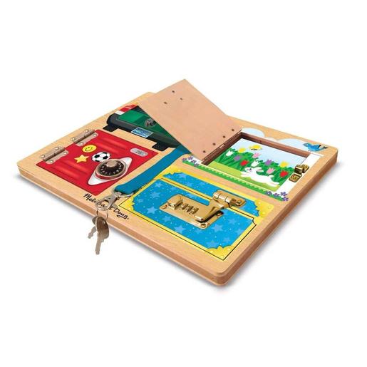 Juguete con cerraduras y tablero Montessori de madera ㅤ | Construcciones De  Madera | Toys"R"Us España