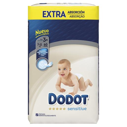 Dodot Protection Plus Sensitive Pañales Talla 0 (1.5 - 2.5 kg) - 2 x 24  Pañales