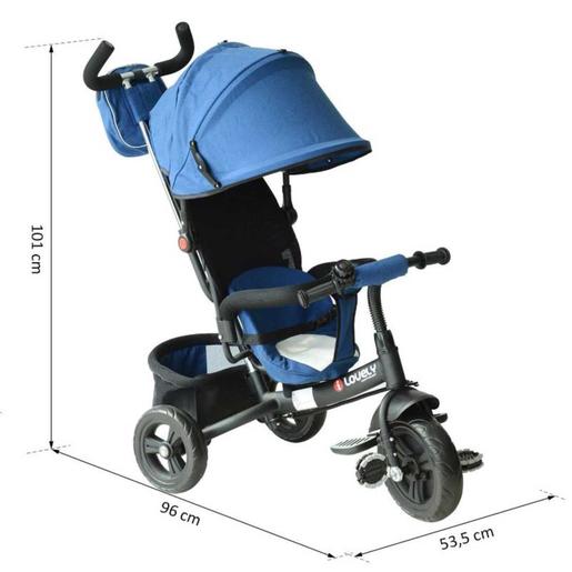 Homcom - Triciclo para 3 en 1 Niños Azul HomCom | Go Karts | Toys"R"Us  España