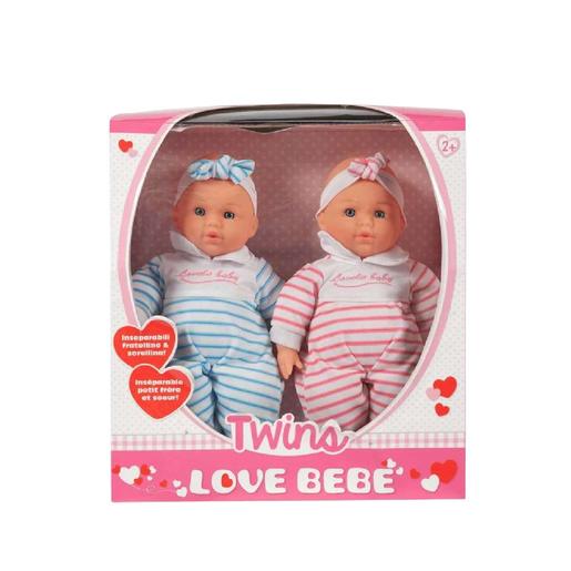 Love Bebe - Muñecos bebés gemelos 33 cm | Ym Muñecas Básicas Y Sets Hasta  15' | Toys"R"Us España