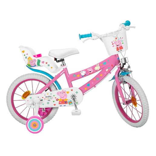 Peppa Pig - Bicicleta rosa 16 pulgadas | Bicis 16' Aventura | Toys"R"Us  España