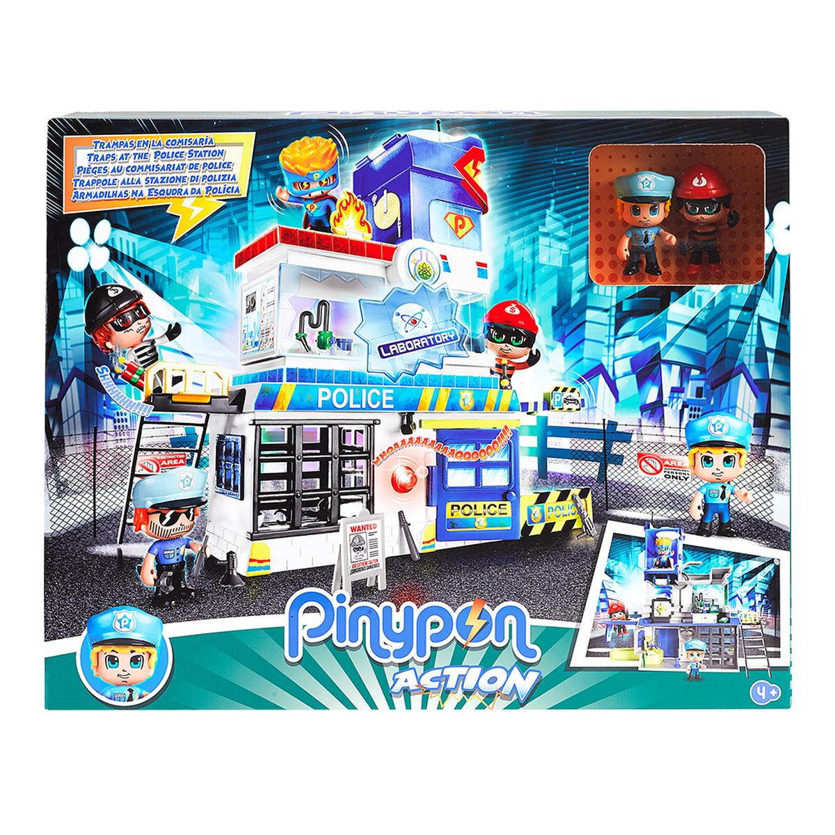 Pinypon - Playset Trampas en La Comisaría | Pinypon Action | Toys"R"Us  España