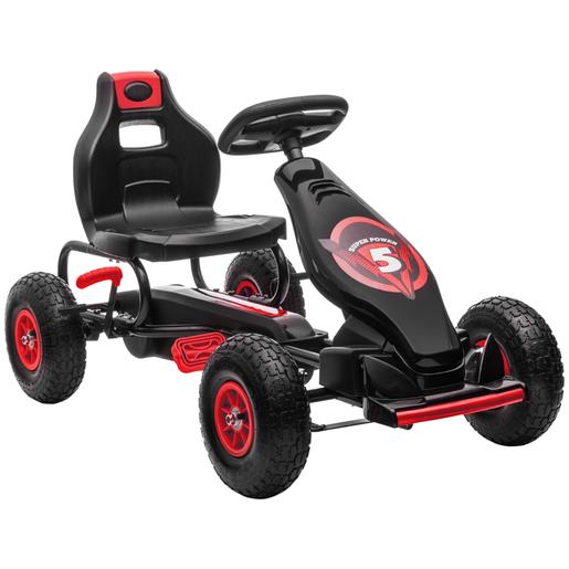 Homcom - Go Kart con pedales rojo-negro | Go Karts | Toys"R"Us España