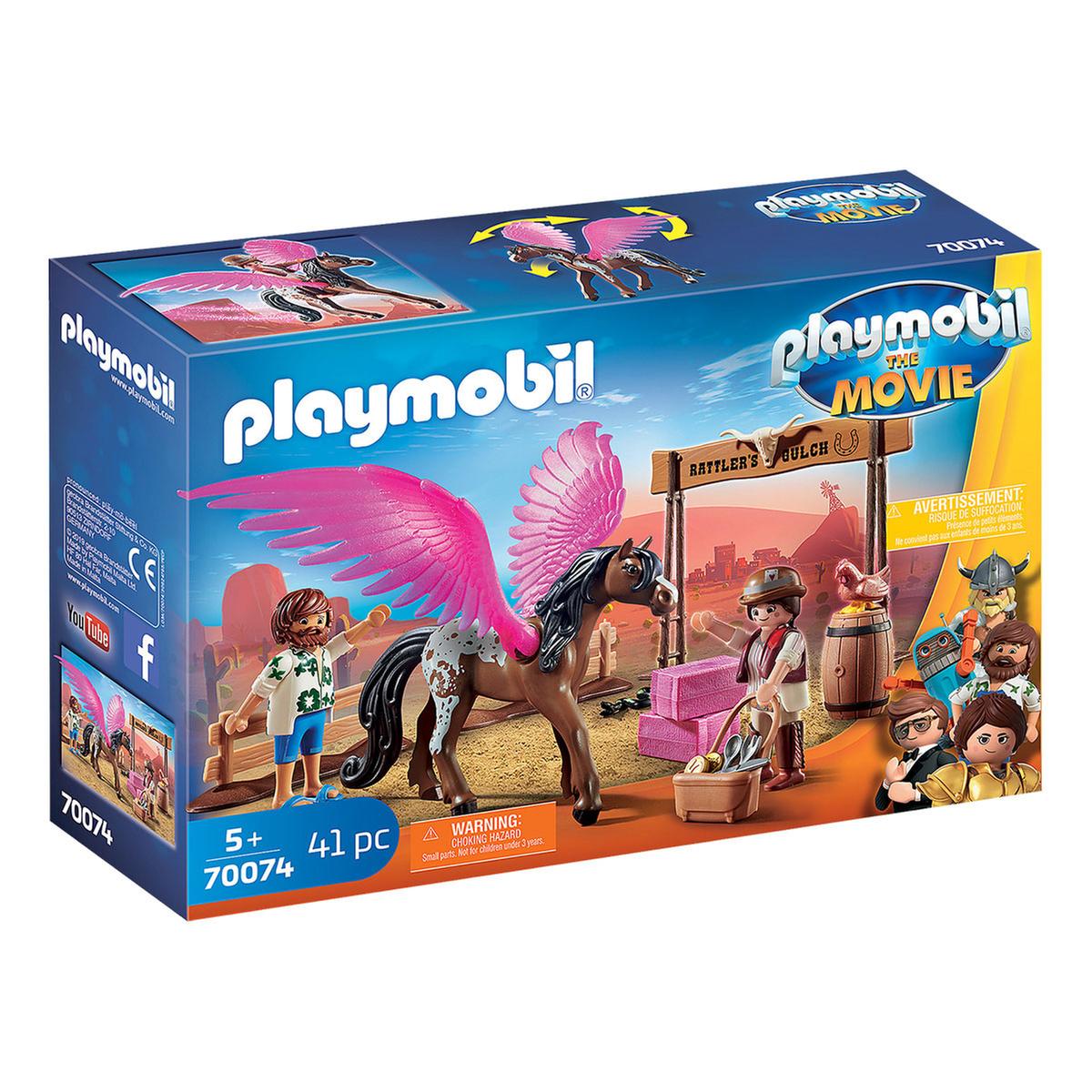 Playmobil - Marla, Del y Caballo con Alas Playmobil The Movie - 70074 |  City Action Cargo | Toys"R"Us España