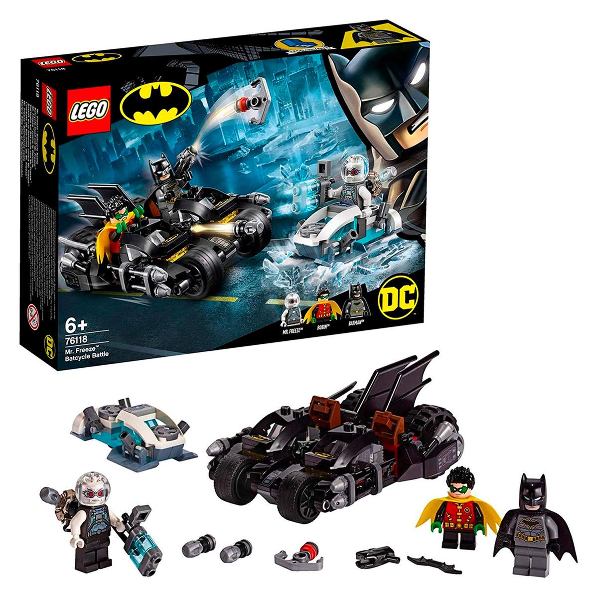 LEGO DC Cómics - Batalla en la Batmoto contra Mr. Freeze - 76118 | LEGO |  Toys"R"Us España