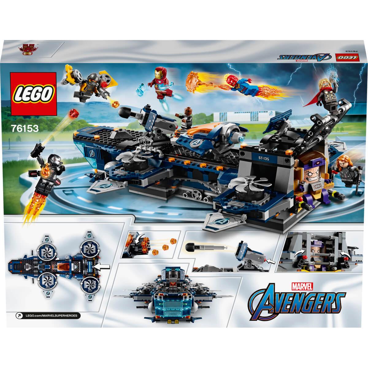 LEGO Marvel Los Vengadores - Helitransporte de los Vengadores - 76153 | Lego  Marvel Super Heroes | Toys"R"Us España