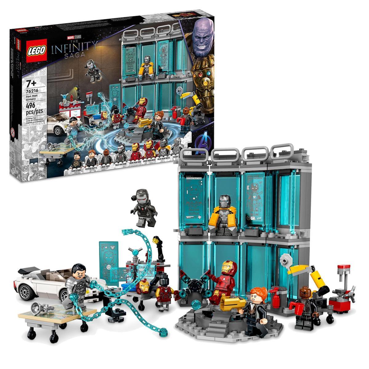 LEGO Marvel Los Vengadores - Armería de Iron Man - 76216 | Lego Marvel  Super Heroes | Toys"R"Us España