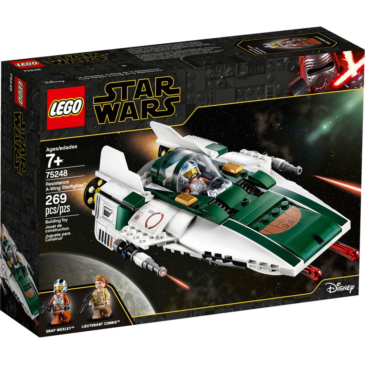 LEGO Star Wars - Caza Estelar Ala-A de la Resistencia - 75248 | Lego Star  Wars | Toys"R"Us España