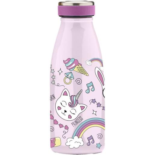 Termo gatos rosa 350 ml