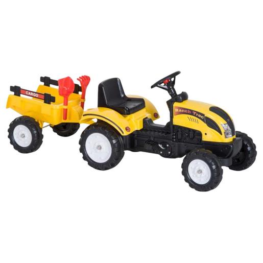 Homcom - Tractor Pedal con Remolque para Niños HomCom | Miscellaneous |  Toys"R"Us España