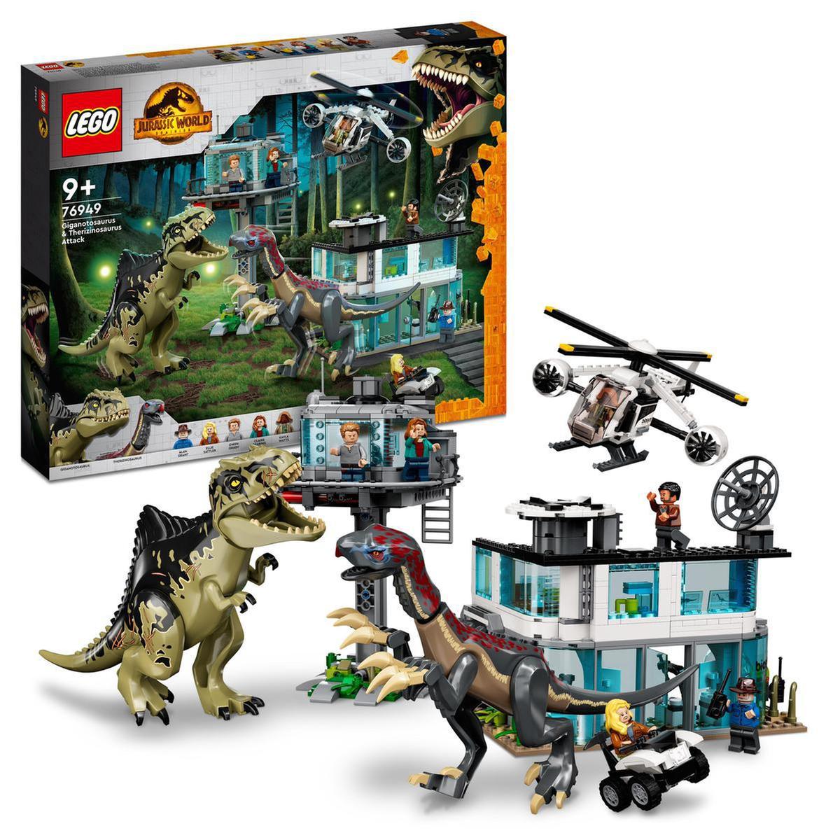 LEGO Jurassic World - Ataque del Giganotosaurio y el Therizinosaurio -  76949 | LEGO | Toys"R"Us España