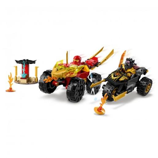 LEGO Ninjago - Batalla en coche y moto de Kai y Ras - 71789